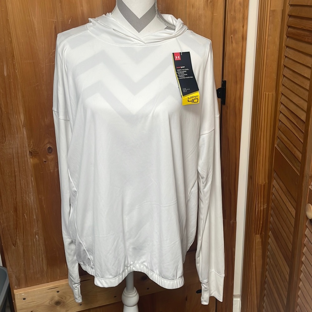 NWT under armor heat gear 2X long sleeve hoodie